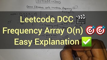 LeetCode 3005 🔥 Count Elements With Maximum Frequency | Daily Challenge | Optimal Solution + Dry Run
