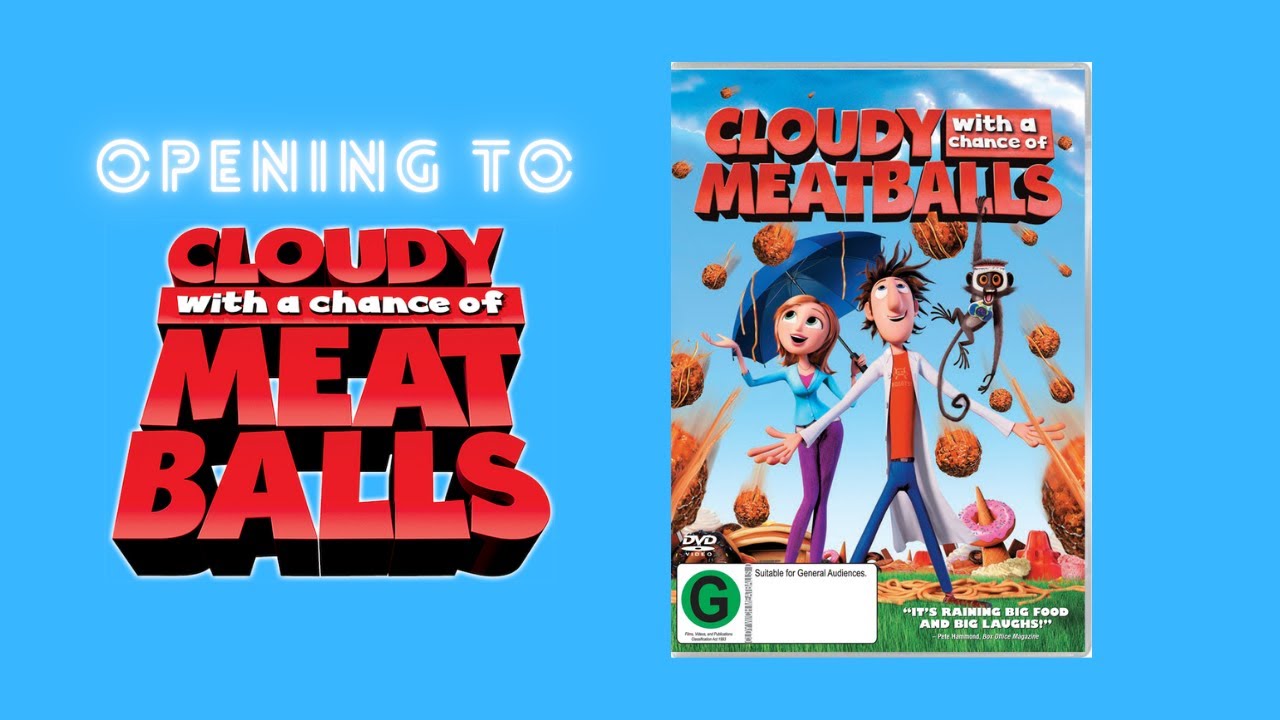 Opening To Cloudy With A Chance Of Meatballs 2010 DVD - YouTube