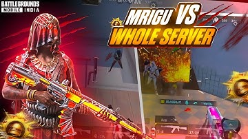 MRIGU Vs Whole server😱 Fastest 1v4in Conqueror Lobby Intense Solo vs SquadGameplay I BGMI