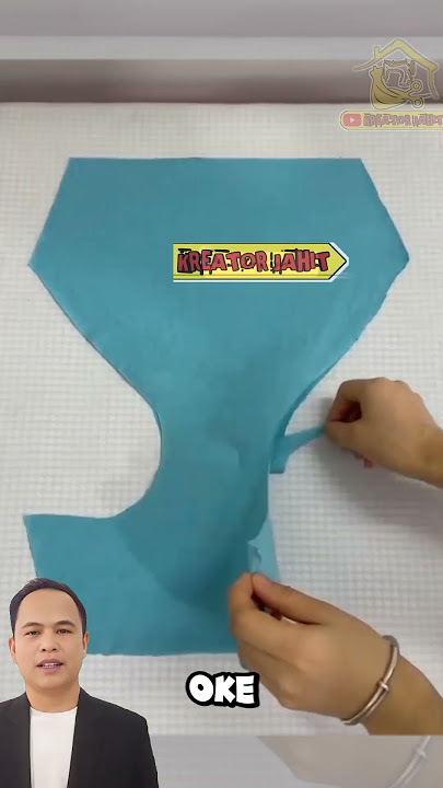 Tutorial Cara Membuat Pola Celana Dalam dari CD Bekas #tipsdantrik #handmade #idekreatif #sewing