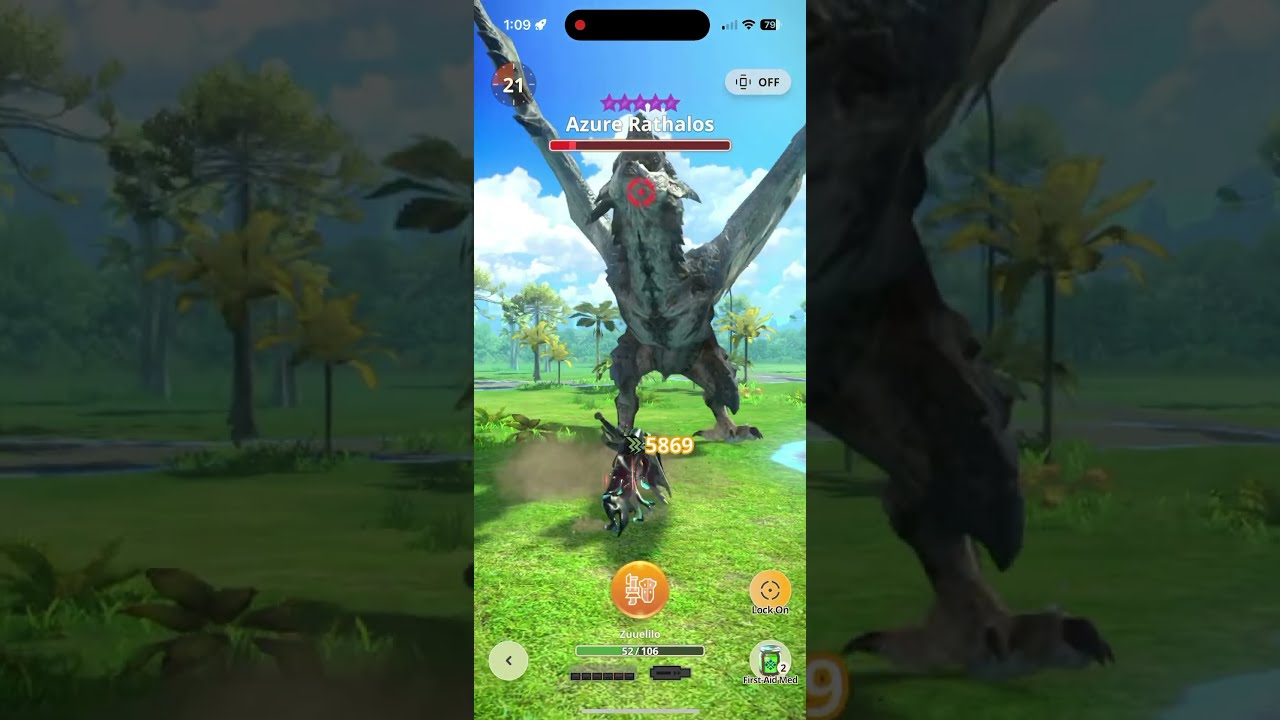 Azure Rathalos 10 Urgent Vs Girros Gunlance Season 6 60s Mhnow
