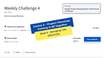 Project planning putting it all together weekly challenge 4 || Google Project Management
