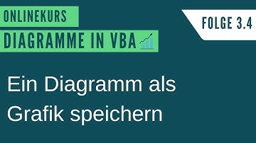 Excel VBA Diagramme Onlinekurs Folge 3.4 - Ein Diagramm als Grafik speichern