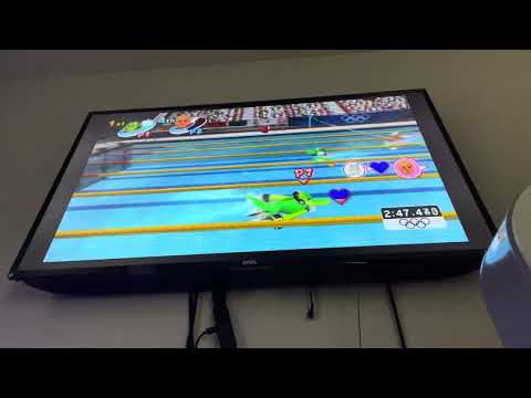 Mario Sonic At The Olympic Games Team Bowser Loses To Team Luigi Area 3 In 4x100m Freestyle