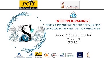 Web Project Task 31 || 1st Year || Semester 01 ||  Java Institute || Sinura Wahalathanthri