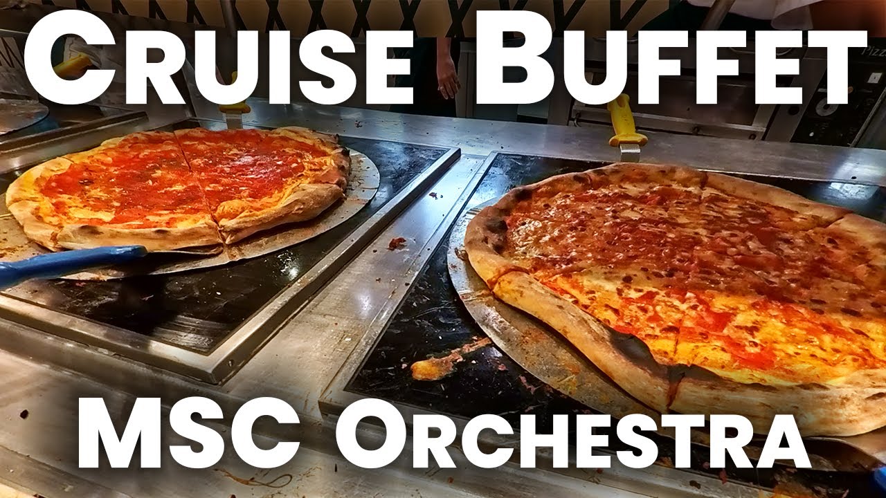 Что можно съесть на круизе! - MSC Orchestra - Полный обзор буфета в 4K