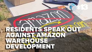 Gorham residents rally against proposed Amazon facility