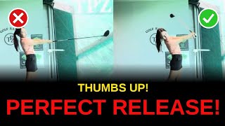 The 'Thumbs Up' Trick for a PERFECT Golf Swing Release