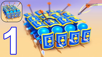 Legion Run - Gameplay Walkthrough Part 1 StickWar Archer & Spearman Battle Anddroid GamePlay