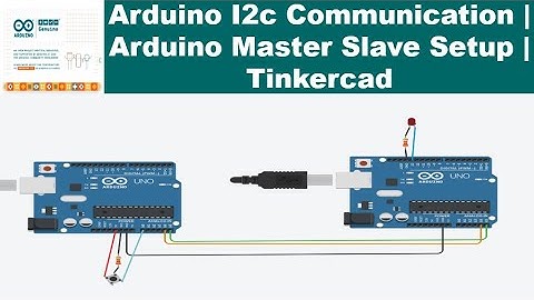 "Arduino I2C Master-Slave Communication | Step-by-Step Tinkercad Demo" #arduino  #i2c  #tinkercad