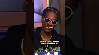 snoop dogg on telling nipsey hussle to play him in the movie #shorts #snoopdogg #nipseyhussle