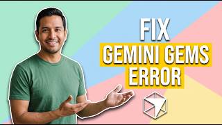 Fix Gemini Gems Error (Easy Step-By-Step Guide)