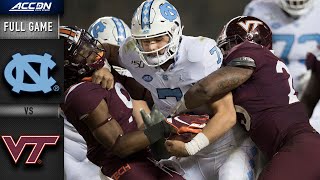 North Carolina vs. Virginia Tech Full Game | 2019 ACC Football
