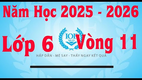Đáp Án IOE Lớp 6 Vòng 11 Năm Học 2025-2026