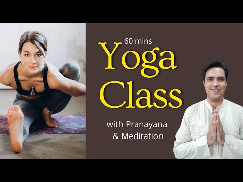 60 min  Yoga  Pranayama   Meditation with dtjoshi