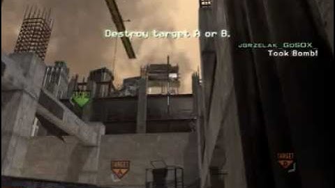 MW3- BEAST ACROSS MAP THROWING KNIFE SPOT ON HARDHAT