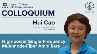 OSC Colloquium Hui Cao: " High-power Single-Frequency Multimode-Fiber Amplifiers"