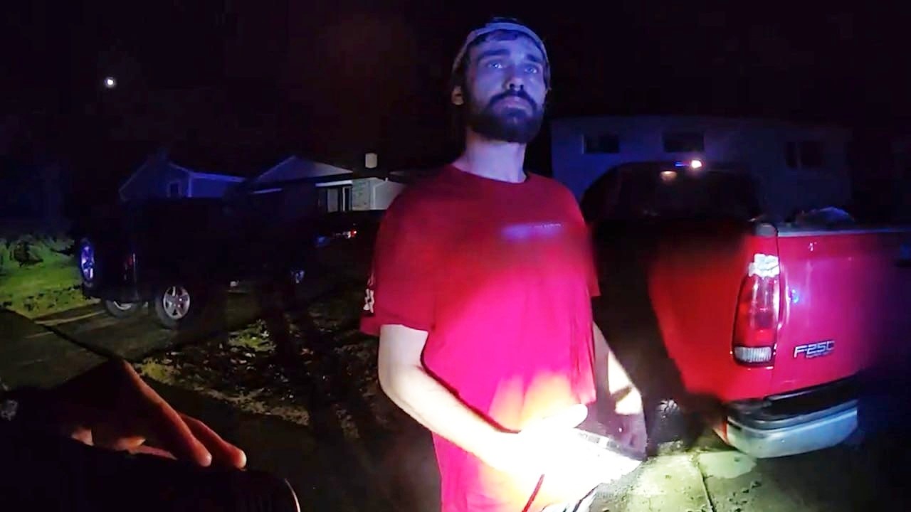 When fleeing from police goes horribly wrong during a traffic stop ...