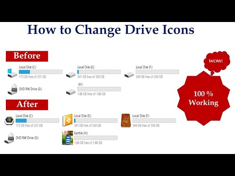#How to Change Drive Icons#Computer drive Icons#Change USB Icon,#Example for Autorun#Drive Icon