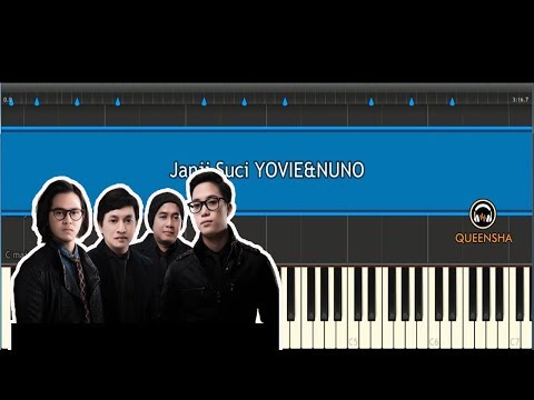 Janji Suci "Yuvie & Nuno - Tutorial Piano Cover - Chords - Midi
