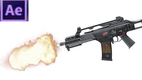After Effects Muzzle Flash Effect (Short Sequence)