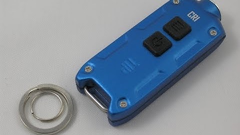 Nitecore TIP: best micro USB rechargeable EDC Light? Review, Runtime, Beamshots