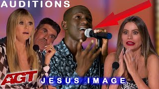 OMG😱AGT judges In Tears  Hearing This Worship Song On the Auditions-Yeshua🙏 Watch Sofia in Tears