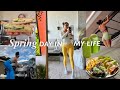 Spring day in my life  productive car wash healthy snacks   juicing