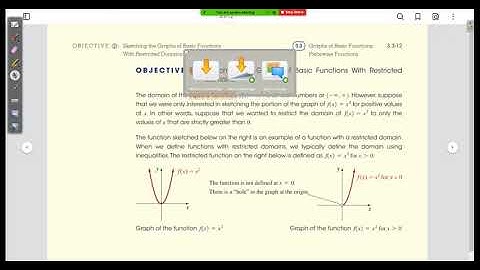 College Algebra 3.3: Graphs of Basic Functions; Piecewise Functions