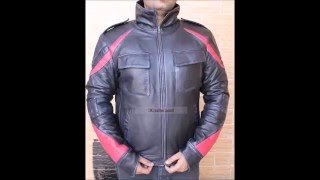 Men's James Heller Gaming Prototype 2 PSP biker Soft Goatskin Leather Jacket