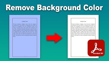 Achtergrondkleur verwijderen uit een PDF-document met Adobe Acrobat Pro DC