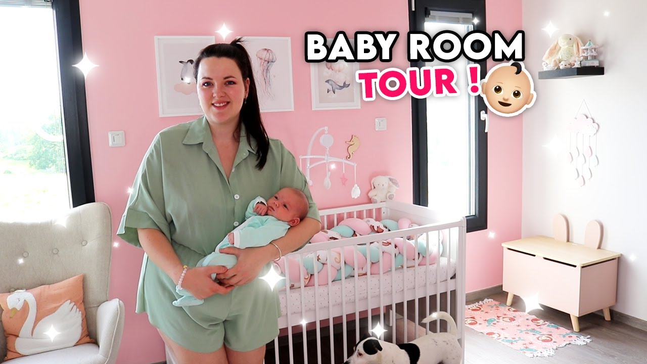 BABY ROOM TOUR : La chambre de notre fille enfin finie 👶🏻​💗​ !
