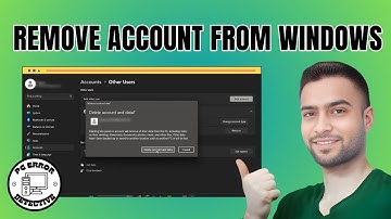 How to Remove Account From Windows 11 Laptop - Quick Tutorial [2025]
