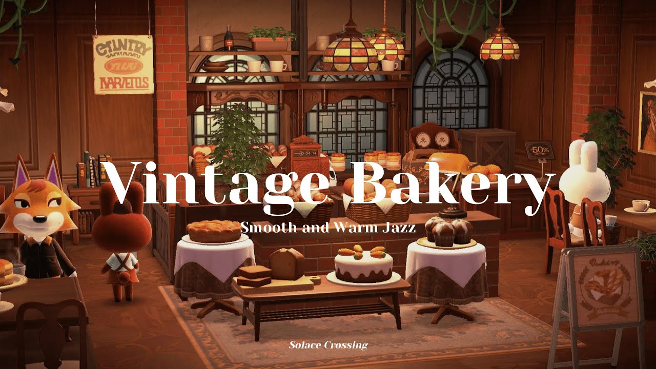 Vintage Bakery 🥐｜Smooth and Warm Jazz｜Study & Work Music｜Animal Crossing Ambience