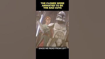 The Clones Were Animated To Be The Bad Guys - Star Wars Clone Wars #shorts