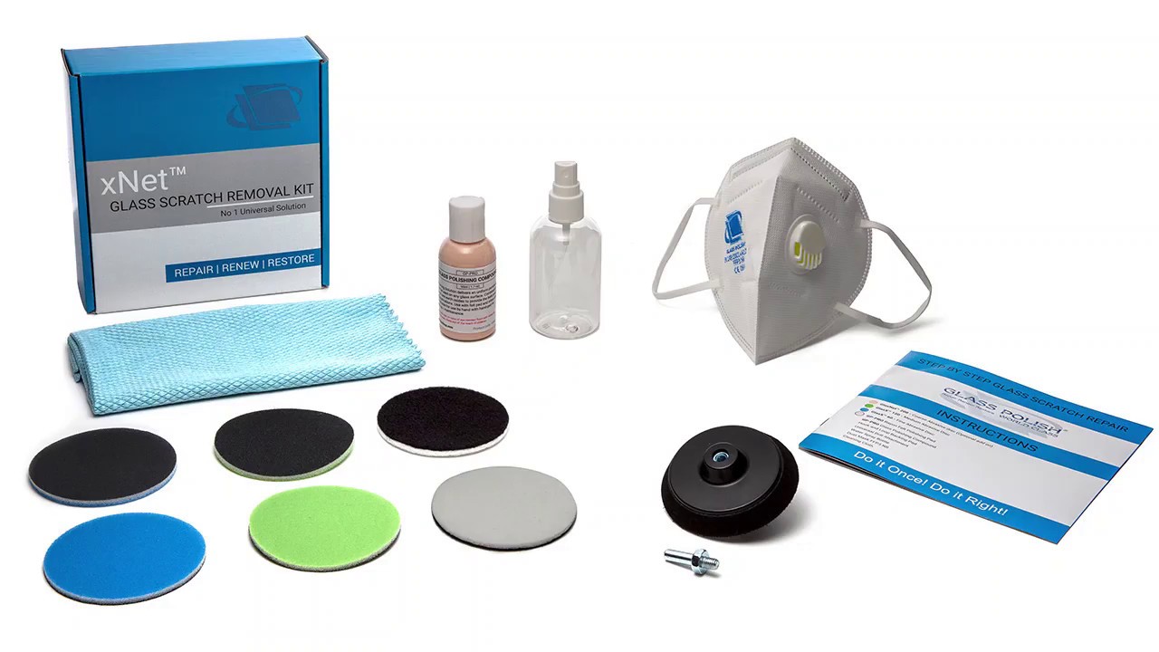 Glass Scratch Repair Kit GP-WIZ System Removes Scratches Surface Marks