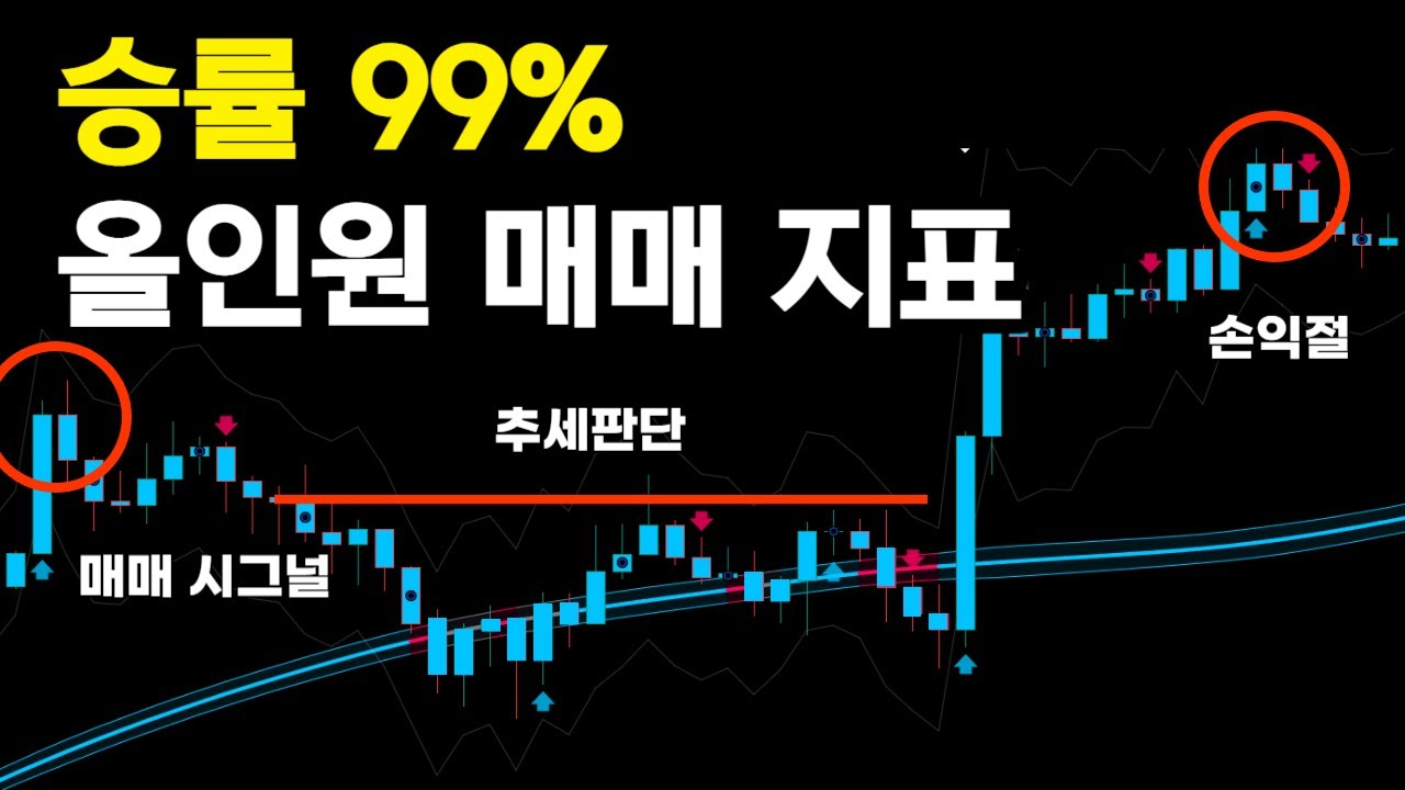 트레이딩뷰 최고의 올인원 매매 지표 (초보자도 가능)