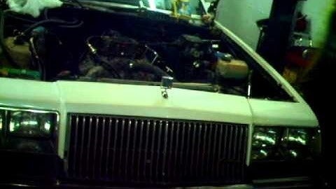 1984 Buick Regal open header 355 start up