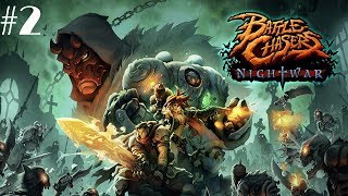 Battle Chasers: Nightwar Walkthrough Gameplay Part 2 - Iron Outpost & Blade Fiend Boss Fight (PC)