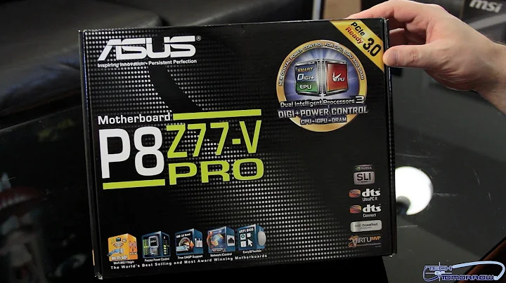 ASUS P8Z77-V Pro: Unboxing & Features Revealed