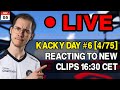 🏅 KACKY Day #4 [8/75] | 🎬 Kacky Clip Reaction @16:30CET (send Clip links in Twitch chat)