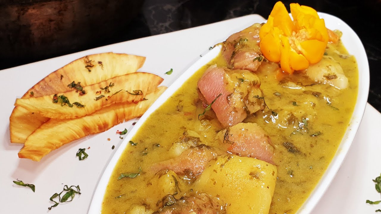 Breadfruit Oil Down with Salted Pigtail Trinidad & Tobago 🇹🇹 YouTube