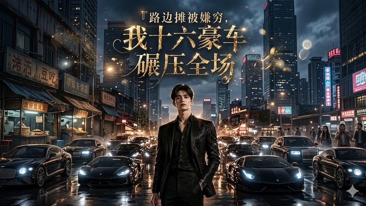 路邊攤被嫌窮，豪車轟動全場