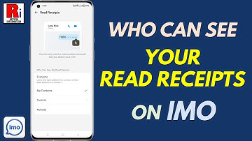 How to Choose Who Can See Your Read Receipts on Imo