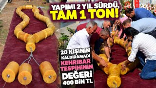 1 Tonluk Kehribar Tesbih Guinness’e Aday