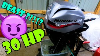 : TEST OF MARINER / MERCURY 30 HP OUTBOARD MOTOR