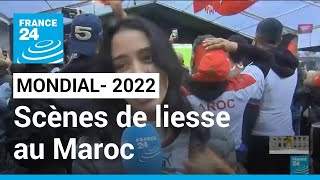 Mondial- 2022 : scènes de liesse au Maroc après la qualification pour les 1/8 de finale