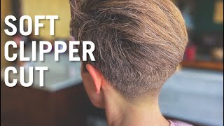 A SOFT CLIPPER CUT - Long pixie hair with tapered nape - HFDZK TUTORIAL screenshot 4