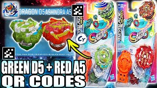 QR CODE GLYPH DRAGON D5 + TODOS DRAGONS BEYBLADE BURST RISE APP!! 