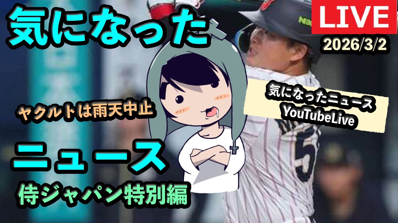 定例LIVE#153 侍ジャパン特別編！気になったニュース